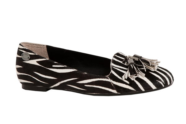 Chaussures zébrées Adolfo Dominguez