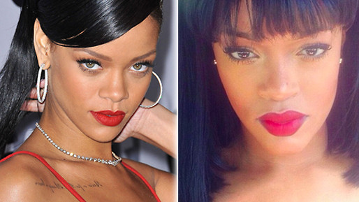 Rihanna (gauche) Andele Lara (droite)