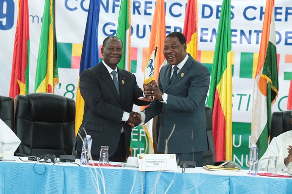 Alassane Ouattara et Boni yayi