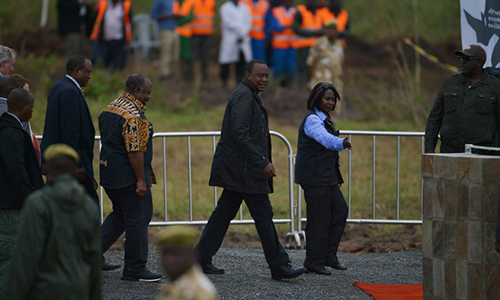Kenyan President Uhuru Kenyatta 