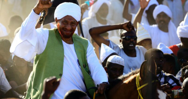 L\'opposant soudanais Sadek Al Mahdi. Crédit: DR
