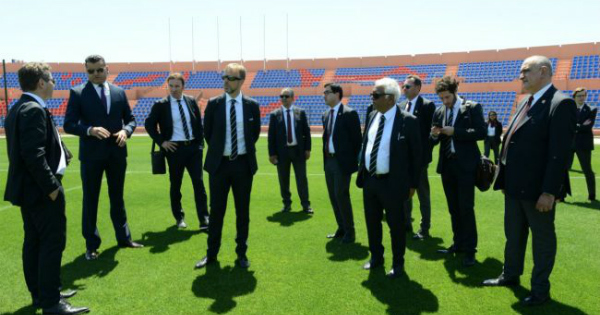 Les membres de la Task Force de la FIFA au Maroc. Crédit: DR