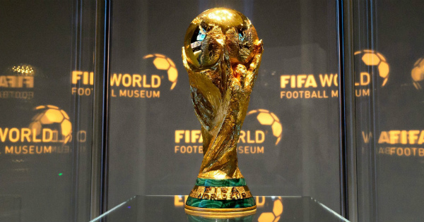 Le trophée de la Coupe du monde de football. Crédit: DR