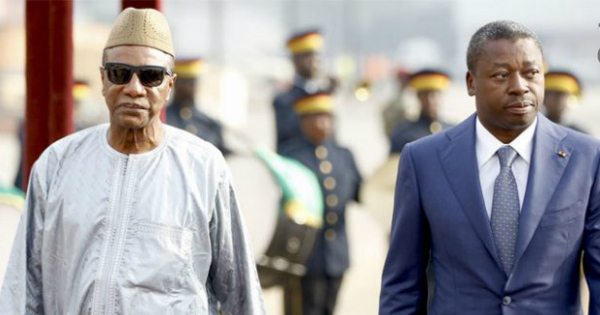 Les présidents guinéen Alpha Condé et togolais Faure Gnassingbé. Crédit: DR