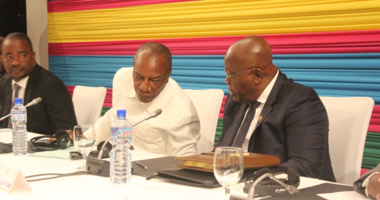 Alpha Condé et Nana Akufo-Addo. Crédit: DR