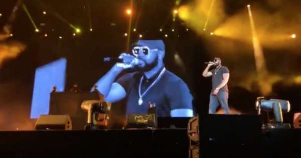 Damso en concert à Magazine 2018.