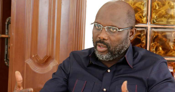 Le président libérien George Weah. Crédit: DR