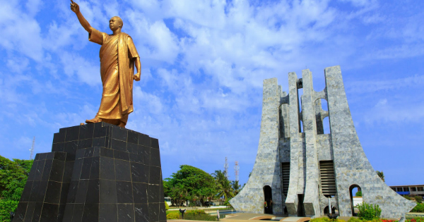 Le mausolée de Kwame Nkrumah. Crédit: DR