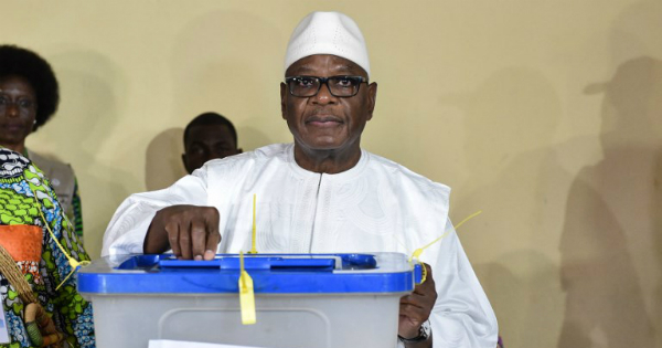 Le président malien Ibrahim Boubacar Keïta. Crédit: AFP