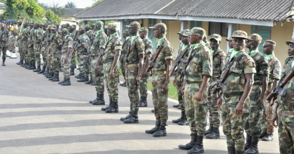 Soldats ivoiriens. Crédit: DR