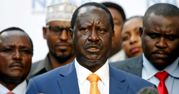 Le chef de l\'opposition kenyane, Raila Odinga. Crédit: DR