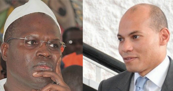 Les opposants sénégalais Khalifa Sall et Karim Wade. Crédit: DR