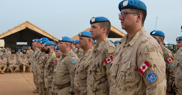 Le contingent canadien de la MINUSMA. Crédit: DR