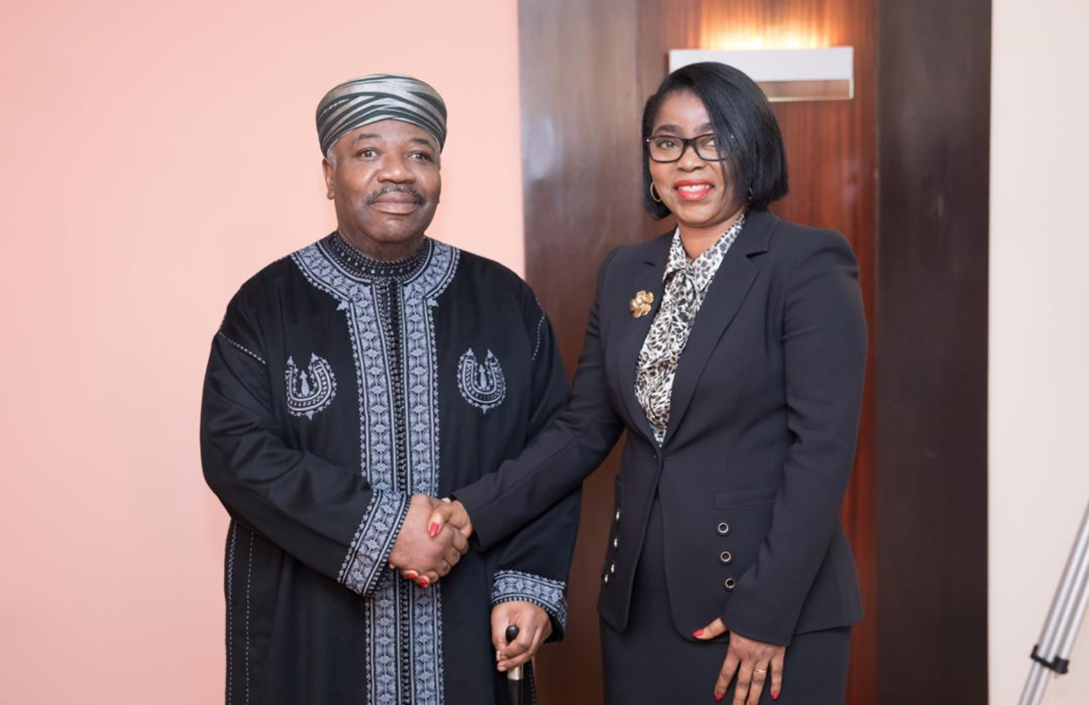 Al Bongo et Rose Christiane Ossouka Raponda. Crédit: DR