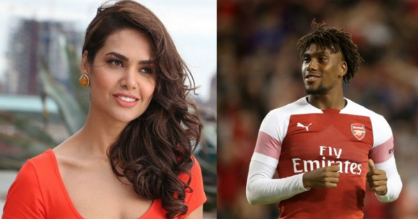 Esha Gupta et Alex Iwobi