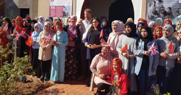 Le Prince Harry et son épouse Meghan Markle en visite au Maroc. Crédit: DR
