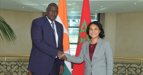 Mounia Boucetta et Ousseini Tinni. Crédit: DR