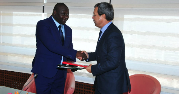 Abdelatif Zaghnoun et Ousmane Idi Ango. Crédit: DR