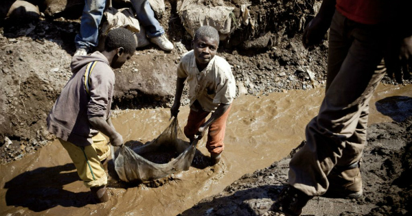 Travail des enfants en RDC. Crédit: DR