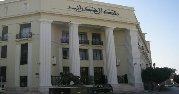 Le Siège de la Banque d\'Algérie. Crédit: DR