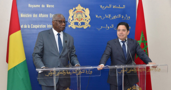 Mamadi Touré et Nasser Bourita. Crédit: DR