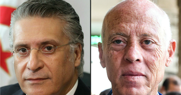 Nabil Karoui et Saied kais. Crédit: DR