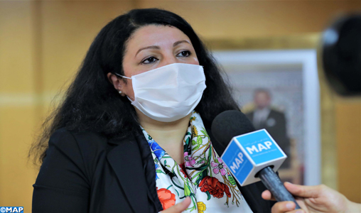 Hasna Tribak, Directrice des Études Juridiques et de la Coopération Internationale au Ministère d\'État chargé des Droits de l’Homme et des relations avec le Parlement.