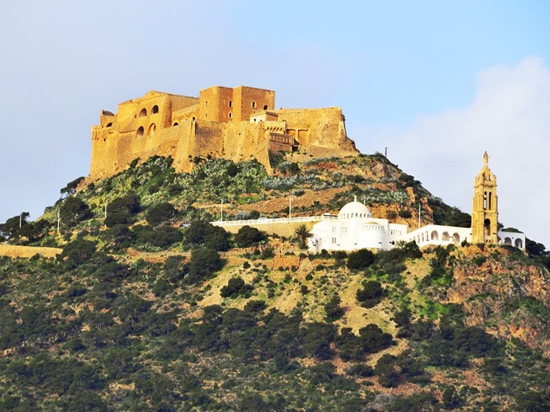 Le Fort Santa Cruz près d’Oran. Construit par les Espagnols entre 1577 et 1600.nCREDIT DR