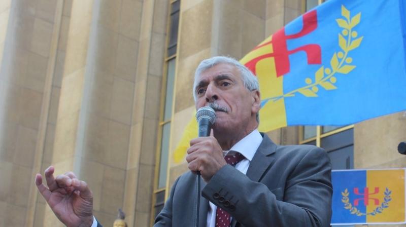 FERHAT MHENNI. "NOUS ASPIRONS À UN MONDE DE PAIX, DE LIBERTÉ ET DE DÉMOCRATIE".nnCREDIT DR