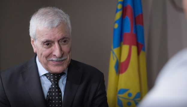 LE PRÉSIDENT DU MAK ET DU GOUVERNEMENT PROVISOIRE KABYLE EN EXIL, FERHAT MHENNI.
CREDIT DR