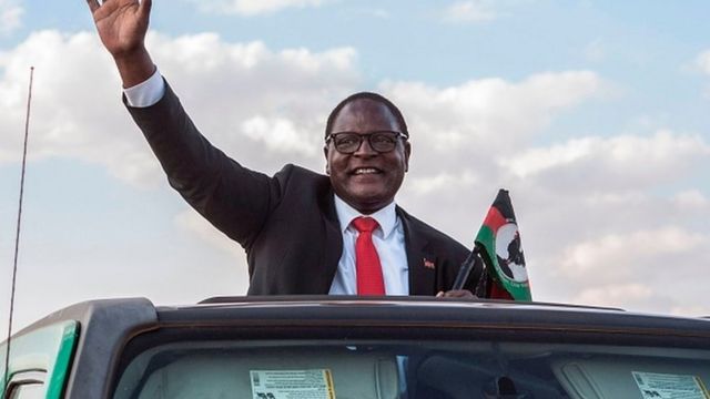 Le président malawien Lazarus Chakwera 
Crédit Dr 