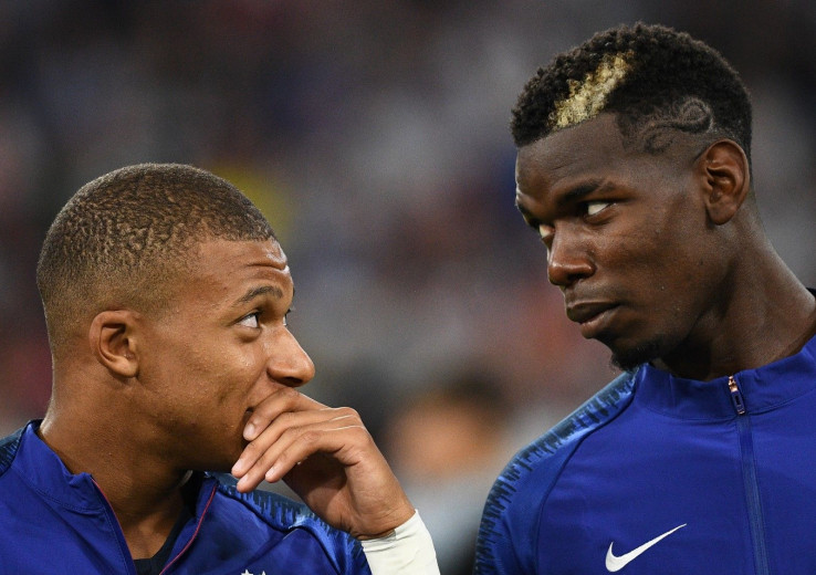 Kylian Mbappé et Paul Pogba 