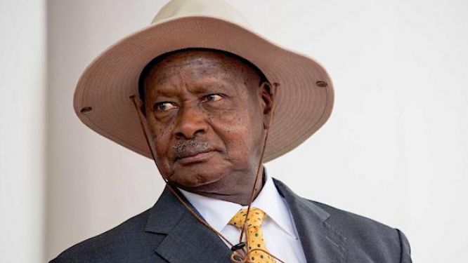 Le Président ougandais Yoweri Museveni 