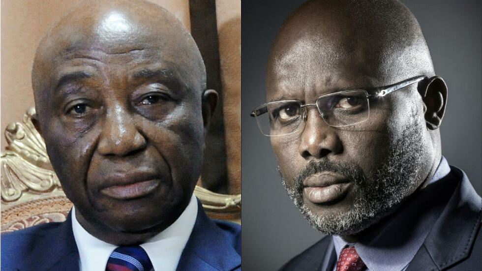 George Weah  et Joseph Boakai,