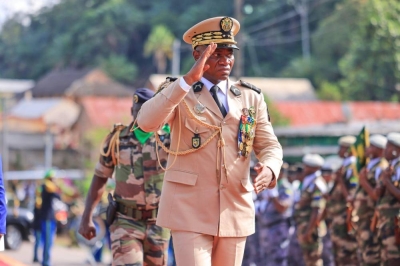 Le Président de transition Brice Clotaire Oligui Nguema