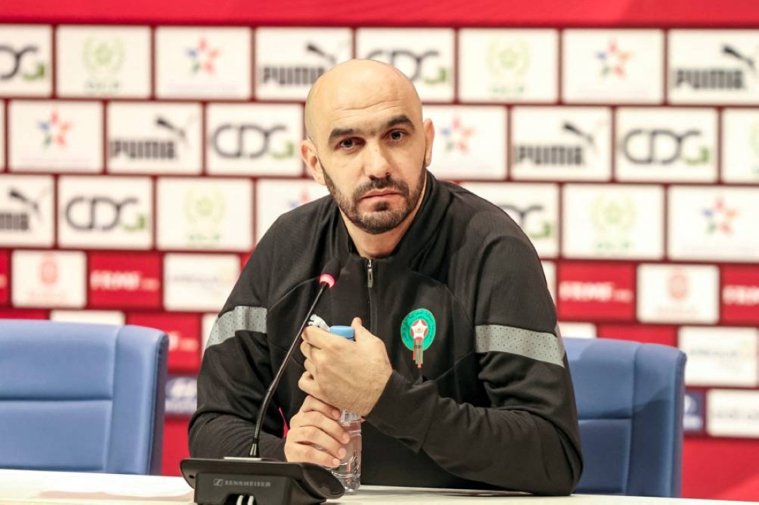 Le coach des Lions de l'Atlas Hoalid Regragui