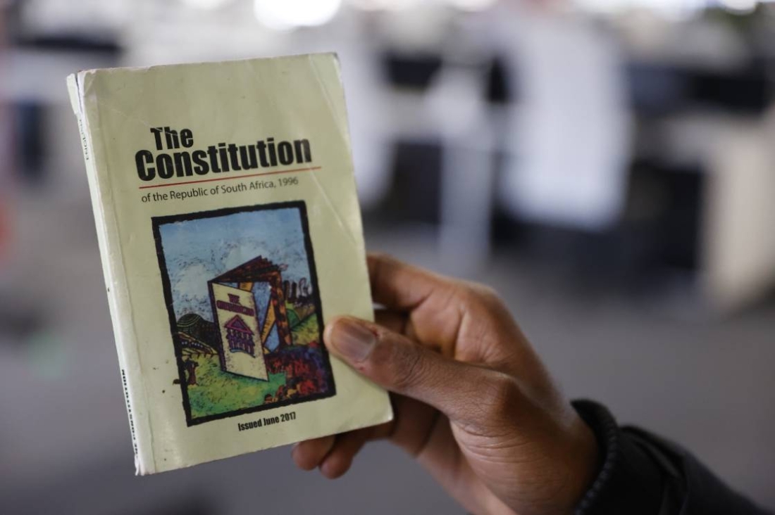 Le livre de la constitution  de l'Afrique du Sud