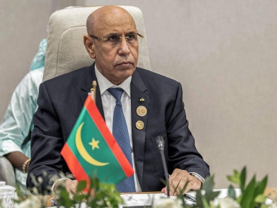 Le président mauritanien Mohamed Ould Cheikh El Ghazouani 