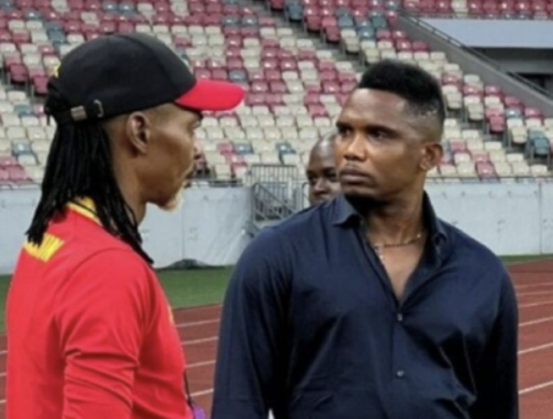 Tout est dans ce regard d'Eto'o