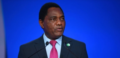 Le président de la Zambie, Hakainde Hichilema,