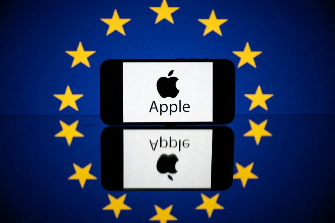 Apple croquée par l'UE