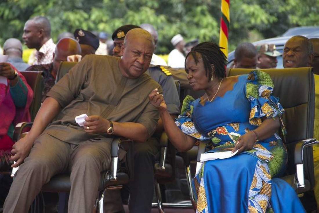 John Dramani Mahama et Jane Opoku-Agyemang