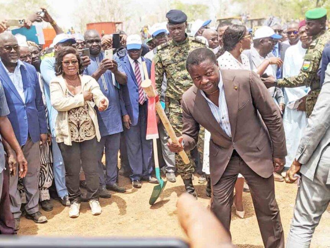 Le Chef de l’État togolais, Faure Gnassingbé 