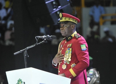 Le général Brice Oligui Nguema