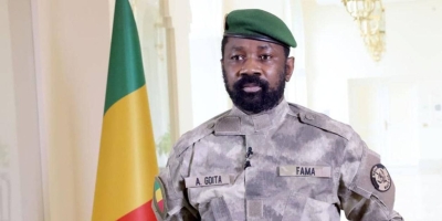 Assimi Goita, chef de l'Etat du Mali.
