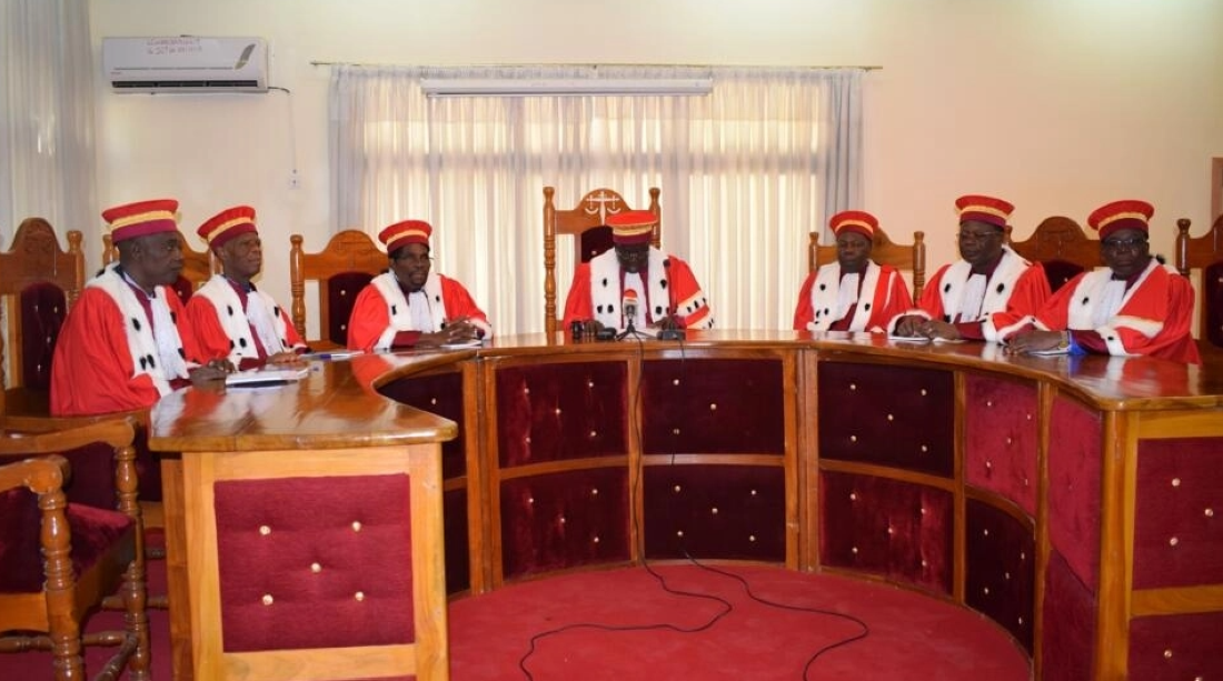 Les membres de la Cour constitutionnelle togolaise