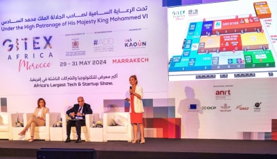 Trixie Lohmermand présentant Gitex Africa à Rabat
