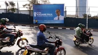 Les rues de Kigali lors de la campagne électorale en 2017