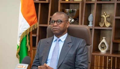 Le ministre ivoirien de l'Emploi et de la Protection sociale, Adama Kamara