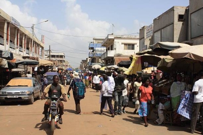 Les rues de Lomé, la capitale du Togo